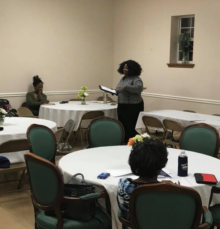 image of women in a workshop undergoing training